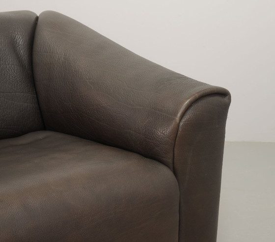 Image 1 of Canapé deux places extensible Sturdy De Sede DS47 en cuir marron. Suisse, 1970