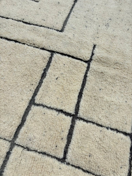 Image 1 of Tapis marocain blanc sur mesure, 400 x 300 cm, tapis berbère