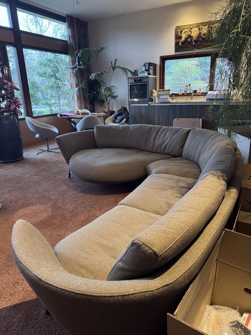 Fantastic Leolux seating group with epoxy legs