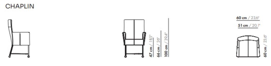 Image 1 of 1x Montis Chaplin Stuhl