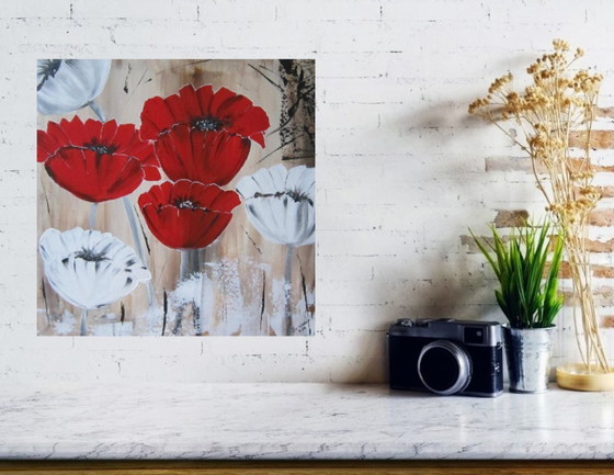 Image 1 of Poppy painting