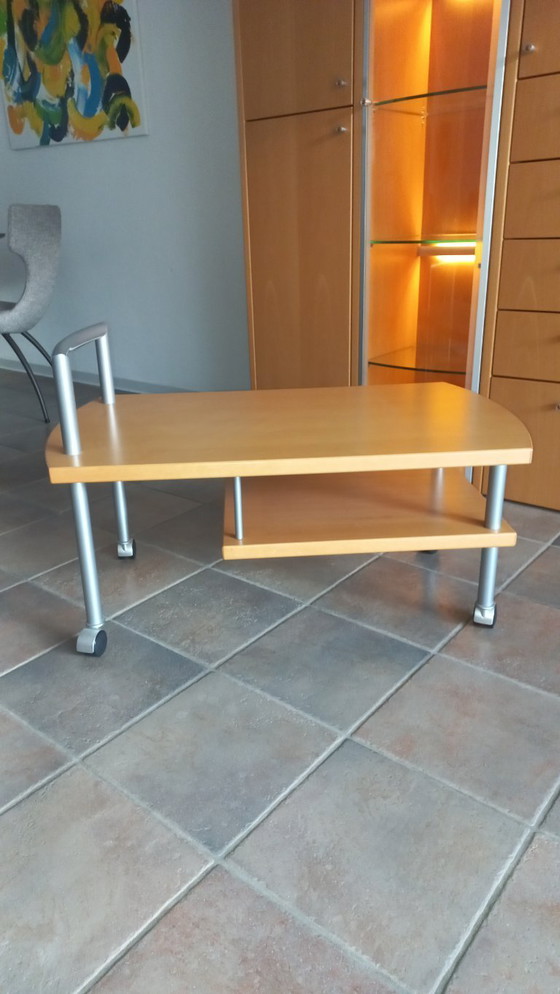 Image 1 of Magnifique meuble mural Hulsta NOVO Venti DC avec table TV (TV non incluse)