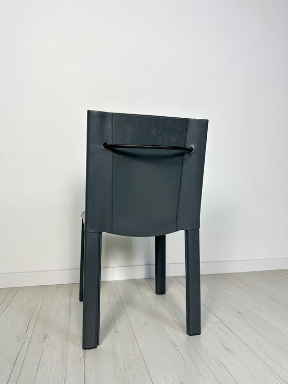 Image 1 of 6x Set 1980s VINTAGE ITALIAN DINING CHAIRS BY CARLO BARTOLI FOR MATTEO GRASSI