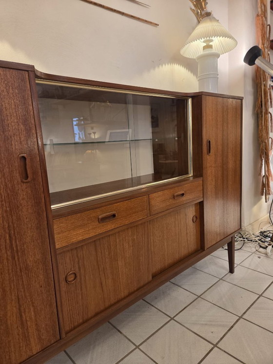 Image 1 of Vintage Highboard/sideboard, Teak, Netherlands 1960s