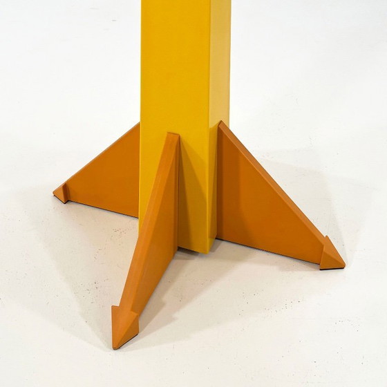 Image 1 of Yellow Dining Table Model 4310 by Anna Castelli Ferrieri for Kartell, 1980s