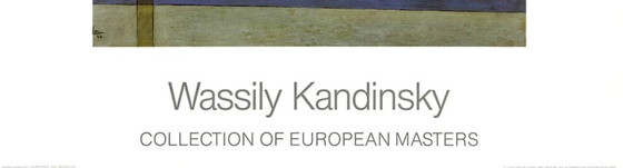 Image 1 of Wassily Kandinsky: "Cerchio giallo, 1910." Firma sulla lastra.