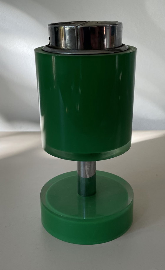 Sarome - Vintage Green Space Age Table Lighter – Table accessories, Plexiglass (photo 4 of 7)