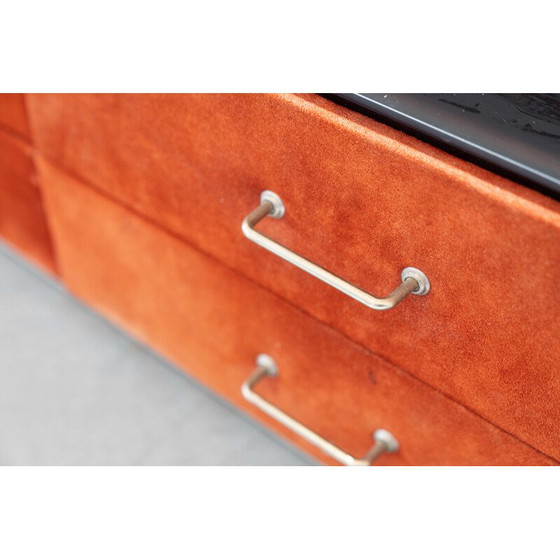 Image 1 of Vintage Alcantara dresser, 1970s