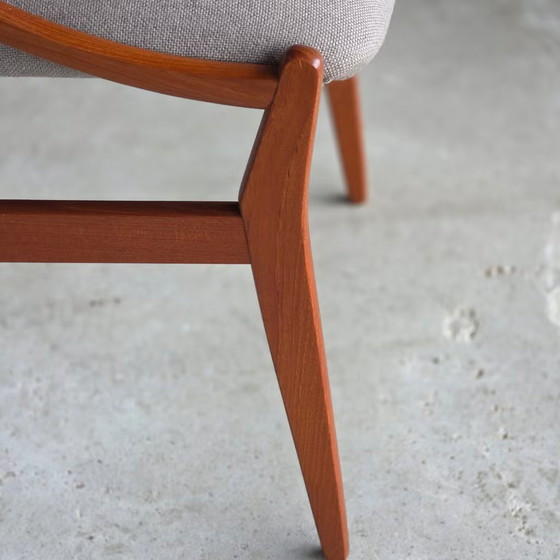 4 Vestervig Eriksen, vintage 1960s Danish dining chairs, Eriksen (Vestervig), Chairs and lounge chairs, Wool (photo 8 of 15)
