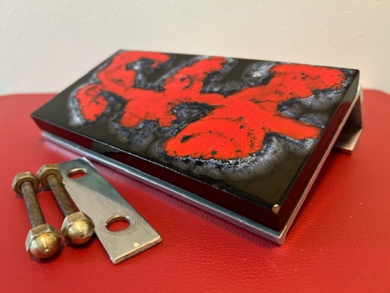 Image 1 of Maniglia per porta in alluminio vintage