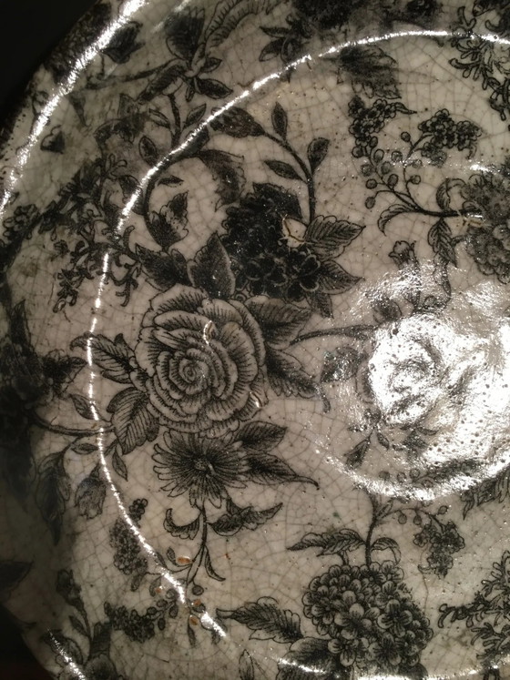 Piatto in ceramica smaltata ∅ 34 – Stoviglie, Porcellana, Vintage (photo 3 of 9)