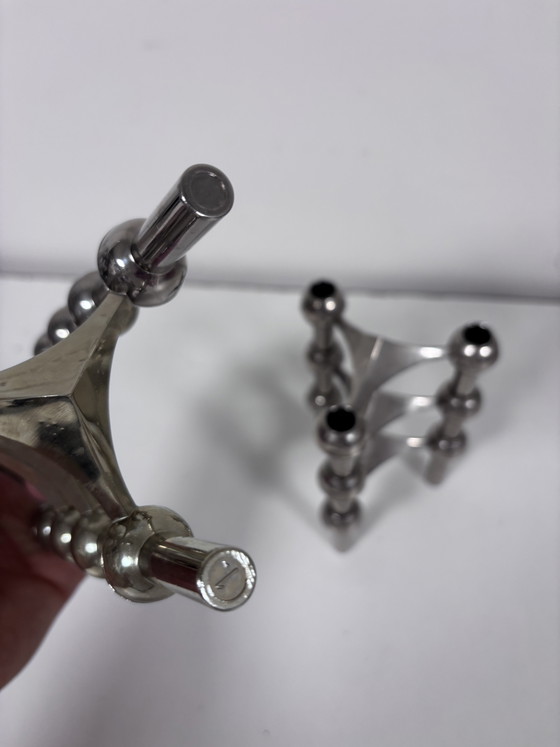 7 Original Stoff Nagel S22 Candle Holders – Metal (photo 3 of 5)