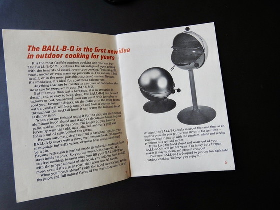 Image 1 of design vintage barbecue 1960 space age Ball-B-Q
