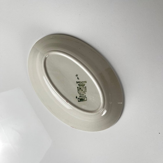 Image 1 of Piatto "Oeillet" di Sarreguemines, 1920-50