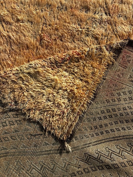 Image 1 of Authentic Moroccan Vintage Boujad Berber Wool Rug 210x370 cm