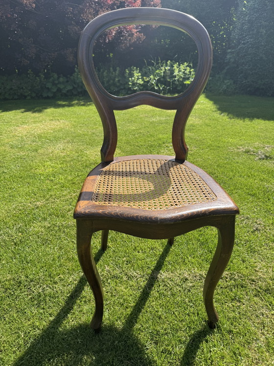 Image 1 of Sedia Biedermeier antica