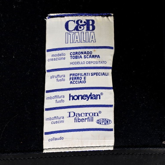 Image 1 of 'Coronado' fauteuils van Afra & Tobia Scarpa voor C&B, jaren 70.