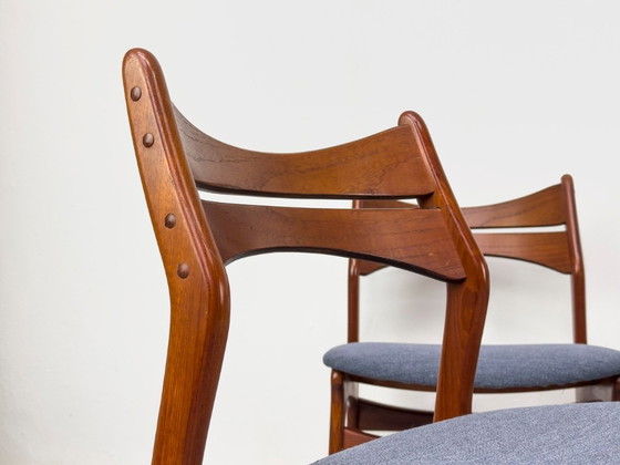 Teak Dining Chairs by Erik Buch for Chr. Christensens Møbelfabrik, 1960s, Set of 6 – Wood (photo 8 of 24)