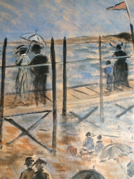 Origineel schilderij van de schilder Henry Saint-Clair (1899-1990).