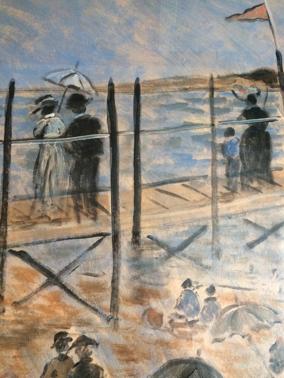 Image 1 of Dipinto originale del pittore Henry Saint-Clair (1899-1990)