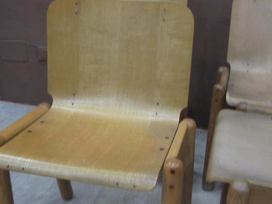 Image 1 of n.4 sedie legno curvato a fuoco vintage