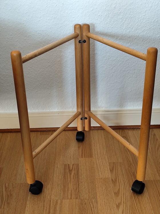 Image 1 of JENS QUISTGAARD ​​Serveerwagen – Mid-Century Vintage Lazy Susan (Dansk Design / Nissen)