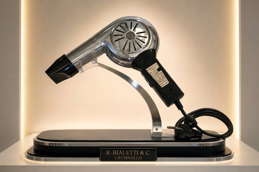 Vintage BIALETTI Phon 4 Haartrockner – Industriedesign der 1970er Jahre – Hergestellt in Italien