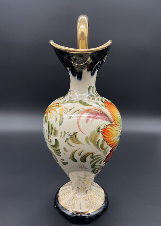 H. Béquet Quaregnon Aiguière No. 683 – Hand-painted and gilded – Vases, Porcelain (photo 3 of 8)