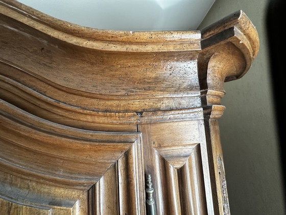 Ropero alsaciano Luis XV de nogal macizo, siglo XVIII – Armoire Alsacienne 18 e siècle, Wood, Vintage (photo 15 of 15)