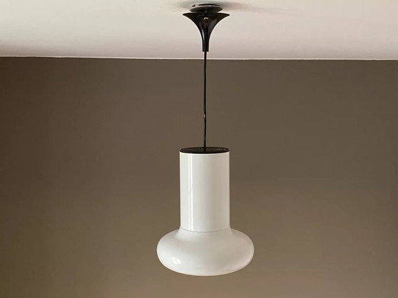 Image 1 of Lita hanglamp model 6062. Wit. 1970