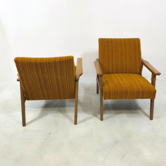 Image 1 of Vintage armchairs 1970s mid-century design – set of 2