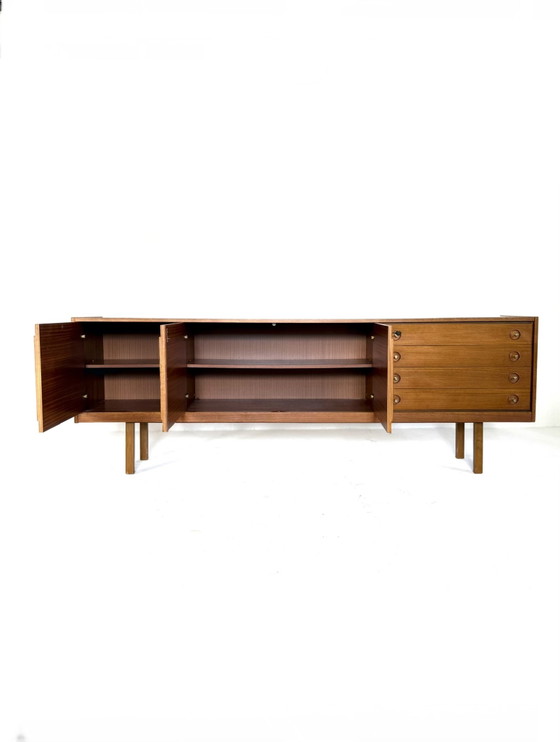 Image 1 of Vintage XXL teakhouten sideboard, jaren ‘60
