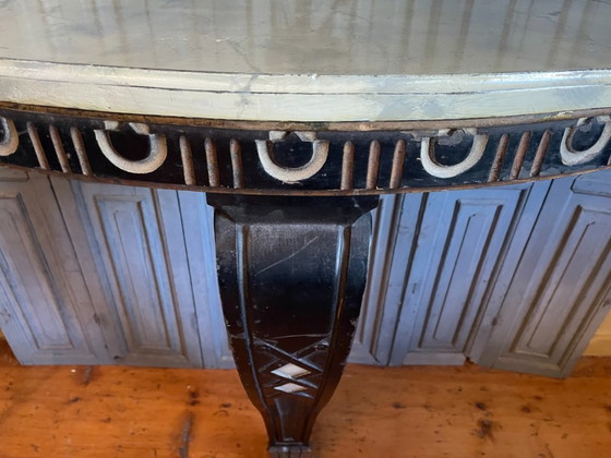Image 1 of Table d'appoint Table console Table murale imposante 19ème siècle française