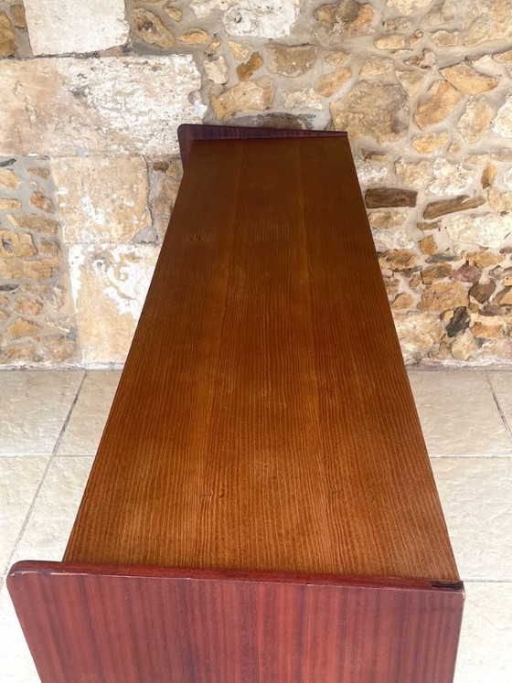 Image 1 of Mid-Century, Ash and Mahogany Sideboard 1950s