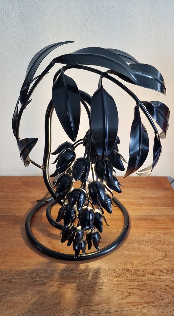 Image 1 of Hans Kögl Table Lamp Wisteria Blue Rain