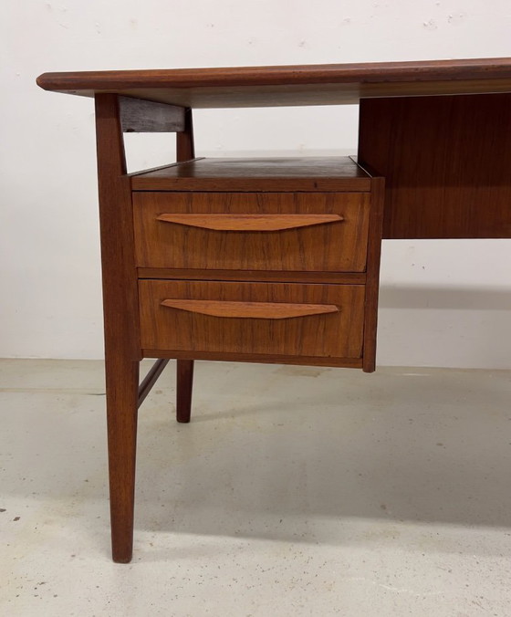 Image 1 of Gunnar Nielsen Teak Desk for Tibergaard, 1960s.
