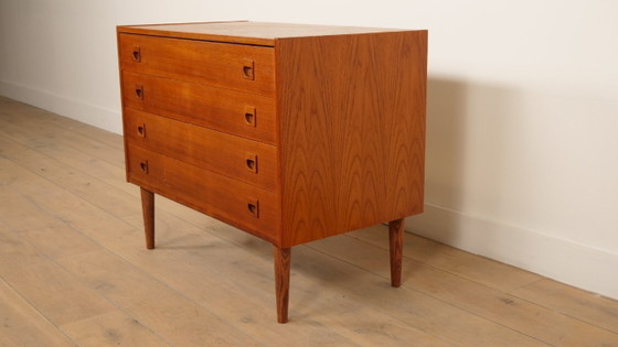 Image 1 of Vintage ladekast | 4 lades  | Teak