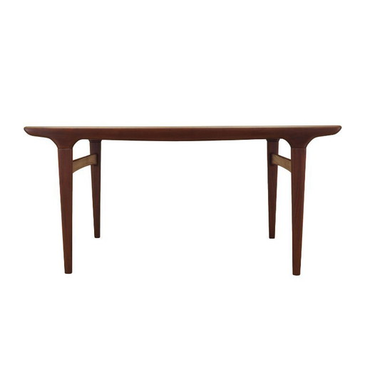 Teak table, Danish design, 1970s, designer: Johannes Andersen
