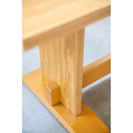 Image 1 of Vintage table with oakwood laminate top, 1970s