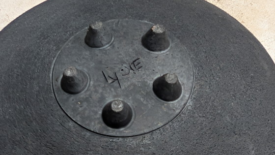 Image 1 of Jarrón/Maceta: Platillo Volador de Cerámica Raku.