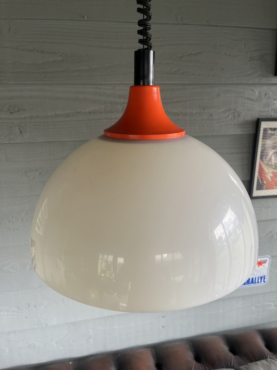 Vintage Italiaanse Space Age Pendel Hanglamp Met Origineel Fratelli Giannelli Pendel Systeem, – Hanglampen (photo 8 of 10)