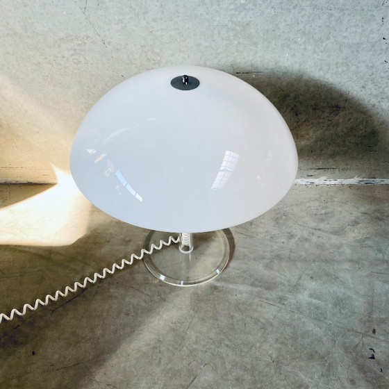 Image 1 of Harco Loor Mid - Century Mushroom Table Lamp 1970