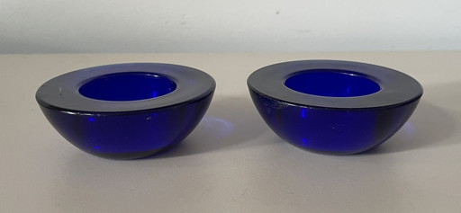 Marimekko Itala - Votives deux bleus modèle Kivi