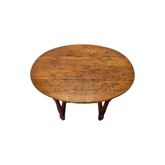 Image 1 of French Louis XIV walnut table with drawer, early 18th century