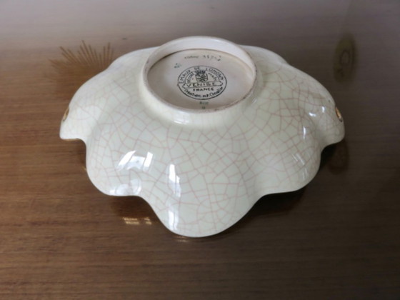 Image 1 of Plat en emaux de Longwy, modèle Venise, made in France, 40's 50's