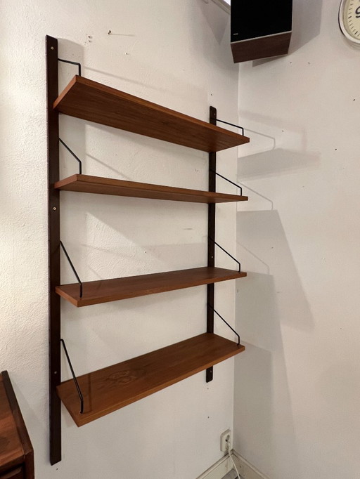 Vintage Wandmeubel, Wandrek, Poul Cadovius Royal System, 1960's