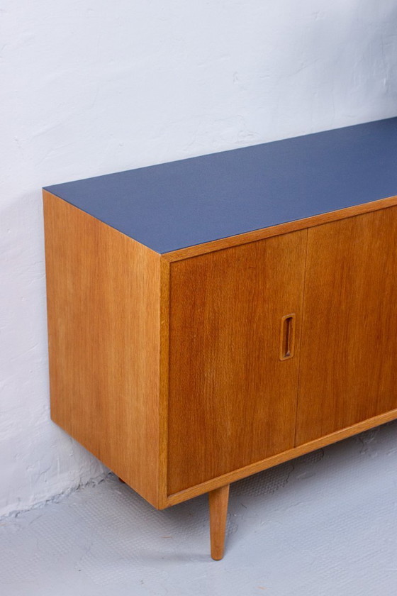 Image 1 of Vintage Sideboard Chest of Drawers Hundevad Oak 60s Mid-Century