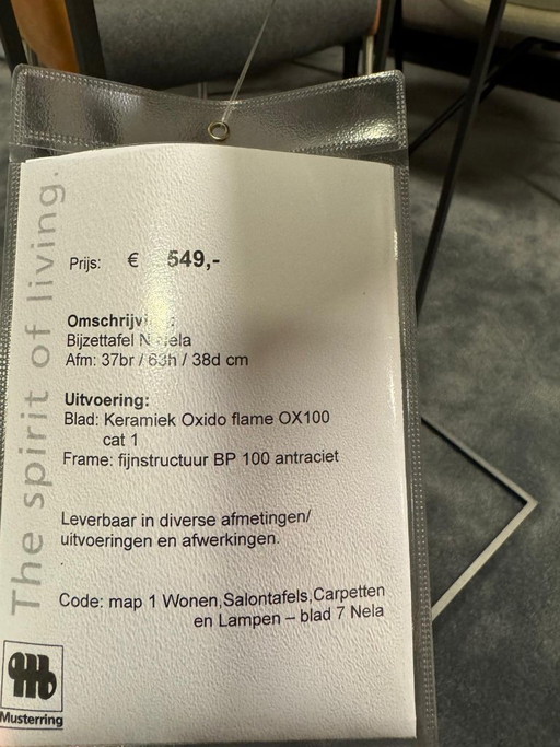 Tavolino laterale per raduno N Nela