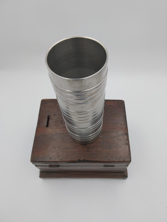 Image 1 of 1 x BMF-Vase aus Edelstahl, 24 cm hoch