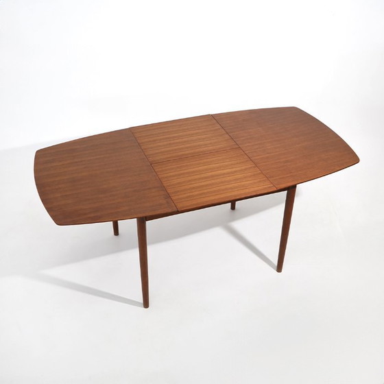 Image 1 of Teak table with extendable top, 1960s